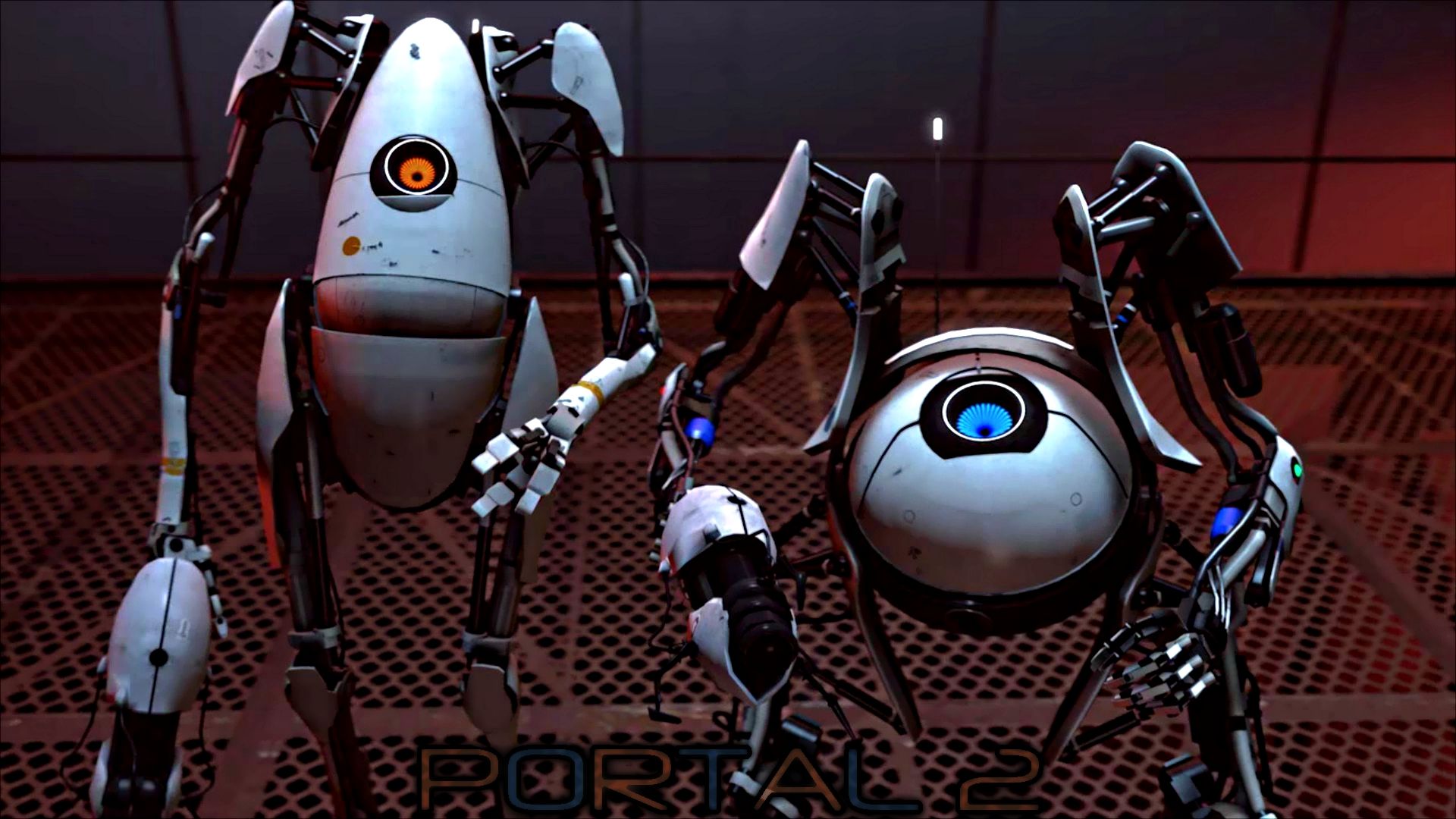 Robot Portal 2, Atlas e P-body, 1920x1080 Full HD, PC