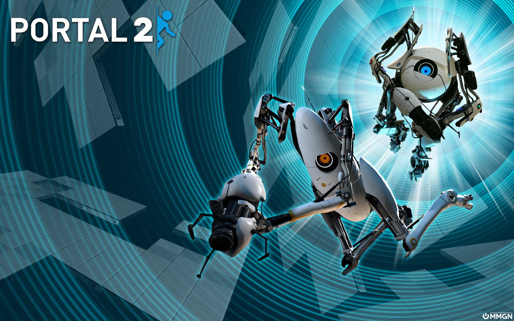 Robot ATLAS e P-body Portal 2, 1680x1050 900p, Laptop