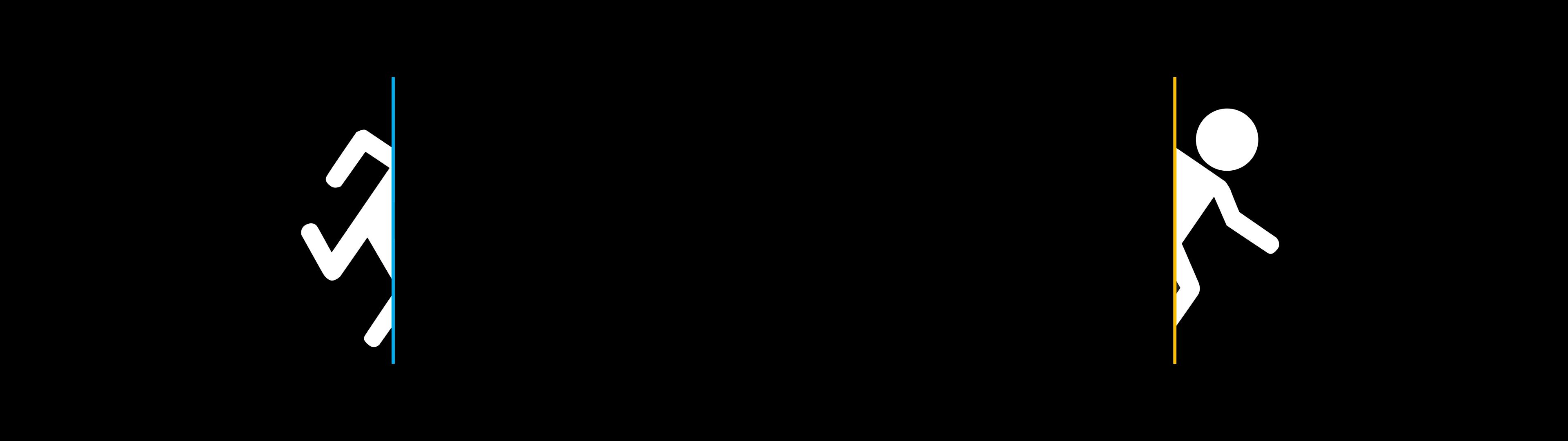 Logo Portal sfondo nero, 1920x1080 Full HD 1080p, Desktop