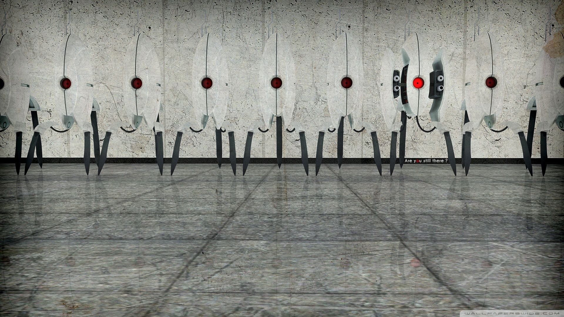 Companion Cube Portal, 1920x1080 1080p, Desktop