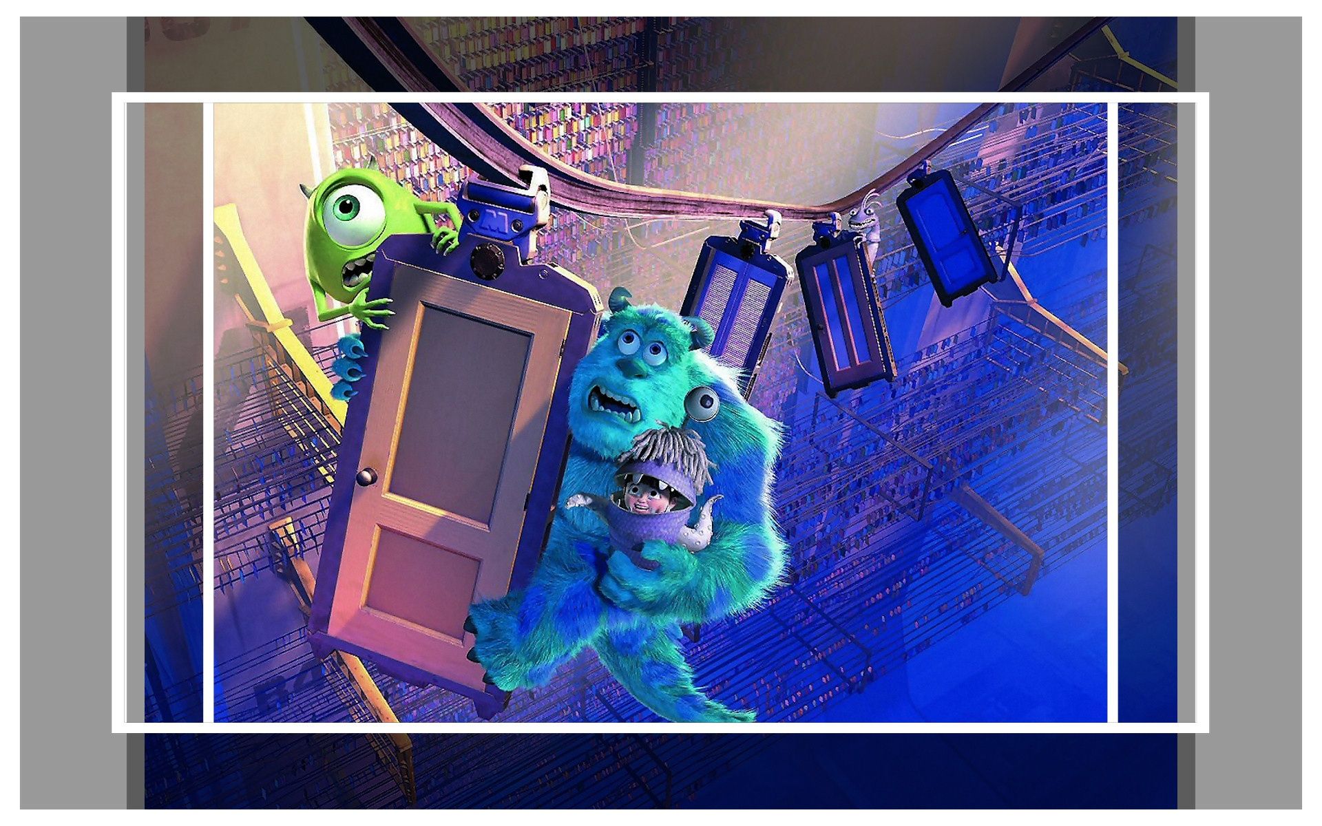 Porte colorate Monsters Inc, 751x1063 Verticale, Mobile