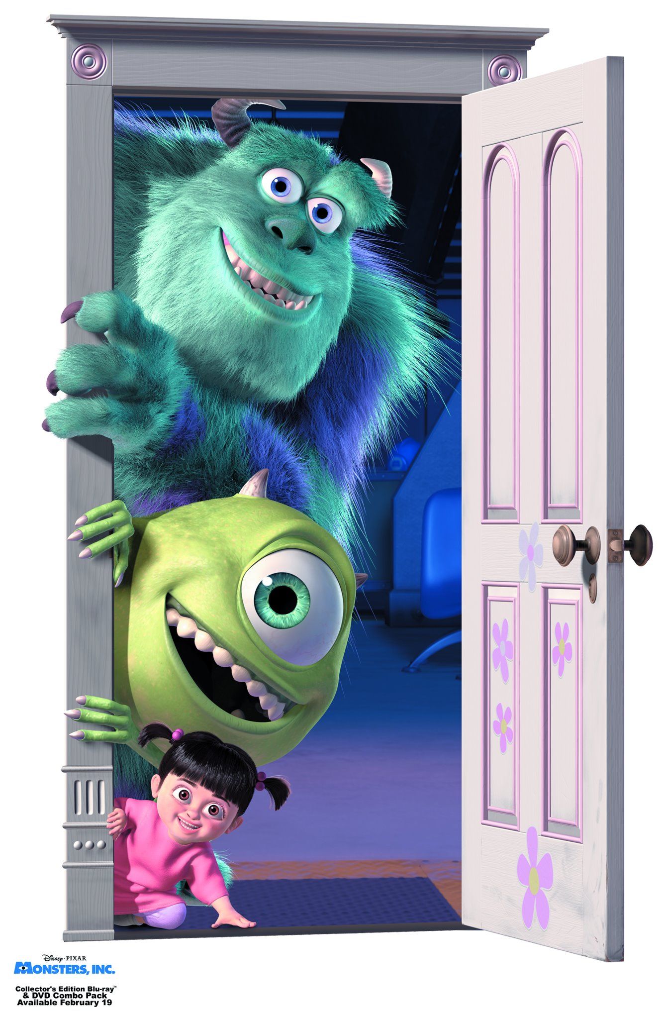 Sulley e Mike, porta Monsters Inc, Mike Wazowski, 1341x2048 Full HD Verticale, Smartphone