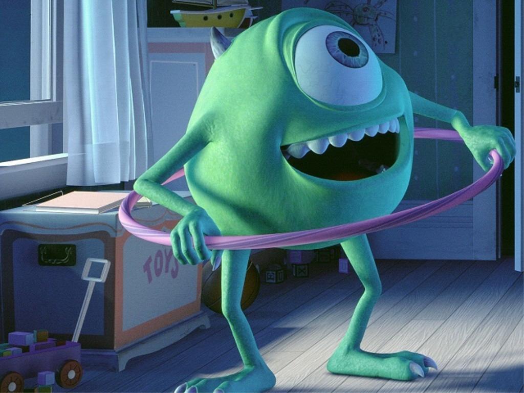Mike Wazowski Monsters Inc, 1024x768 HD, Desktop