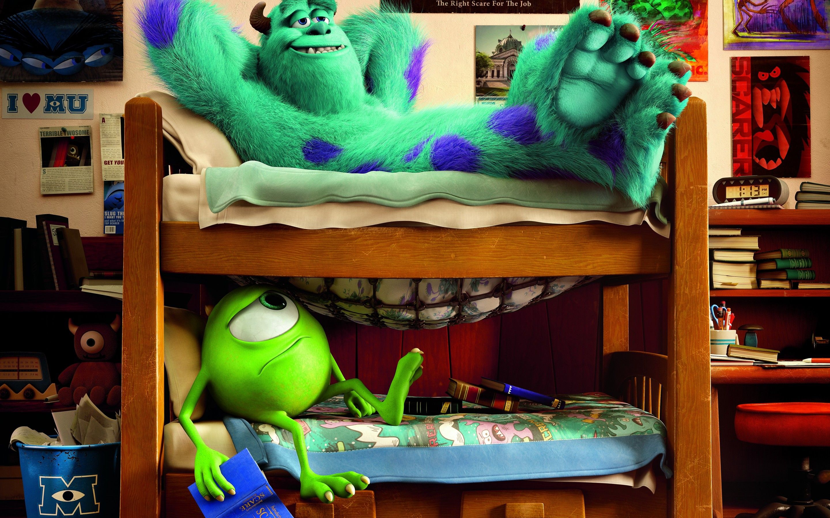 Mostro viola Monsters University, 912x902 HD, Laptop