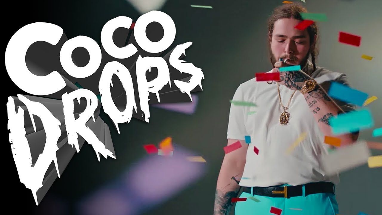 Post Malone Coco Drops coriandoli, film Pixar, 1280x720 HD, Desktop