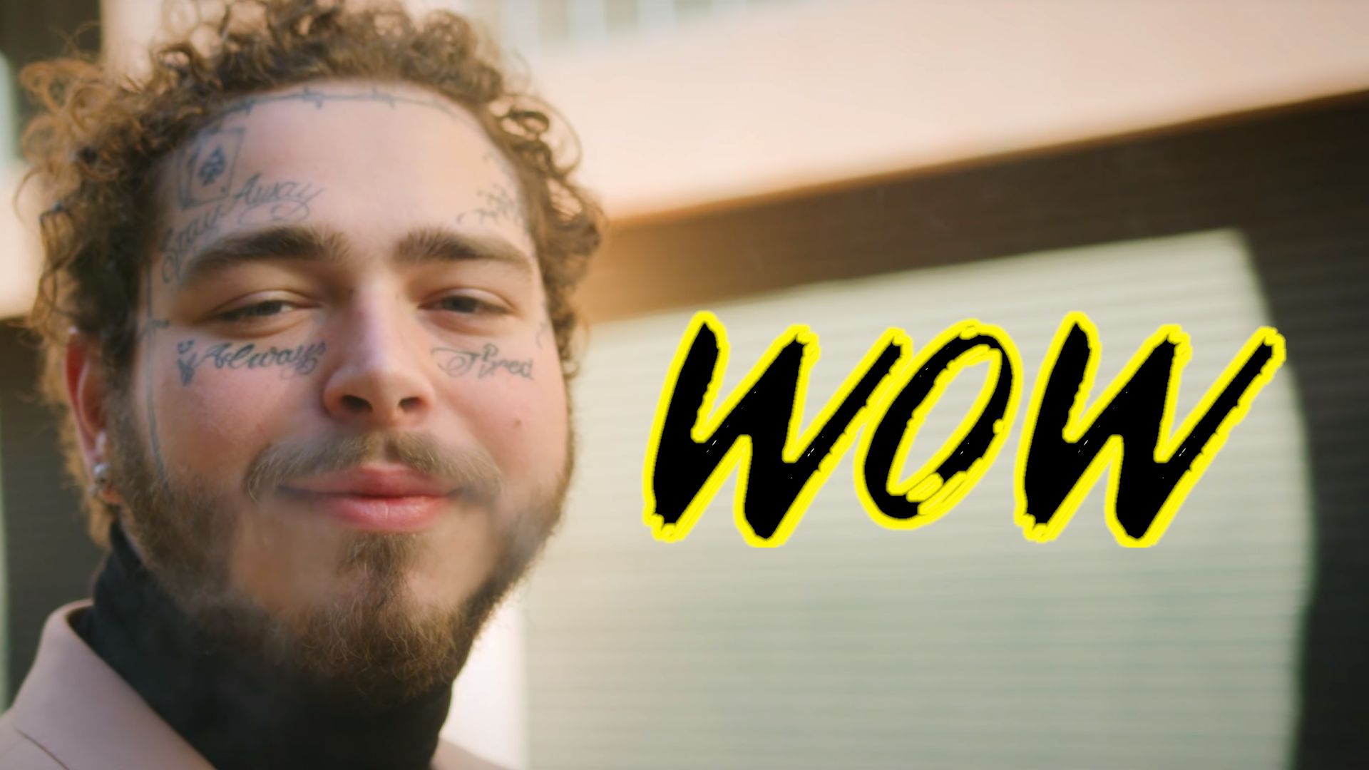 Post Malone con tatuaggi viso, 1920x1080 Full HD, PC Desktop