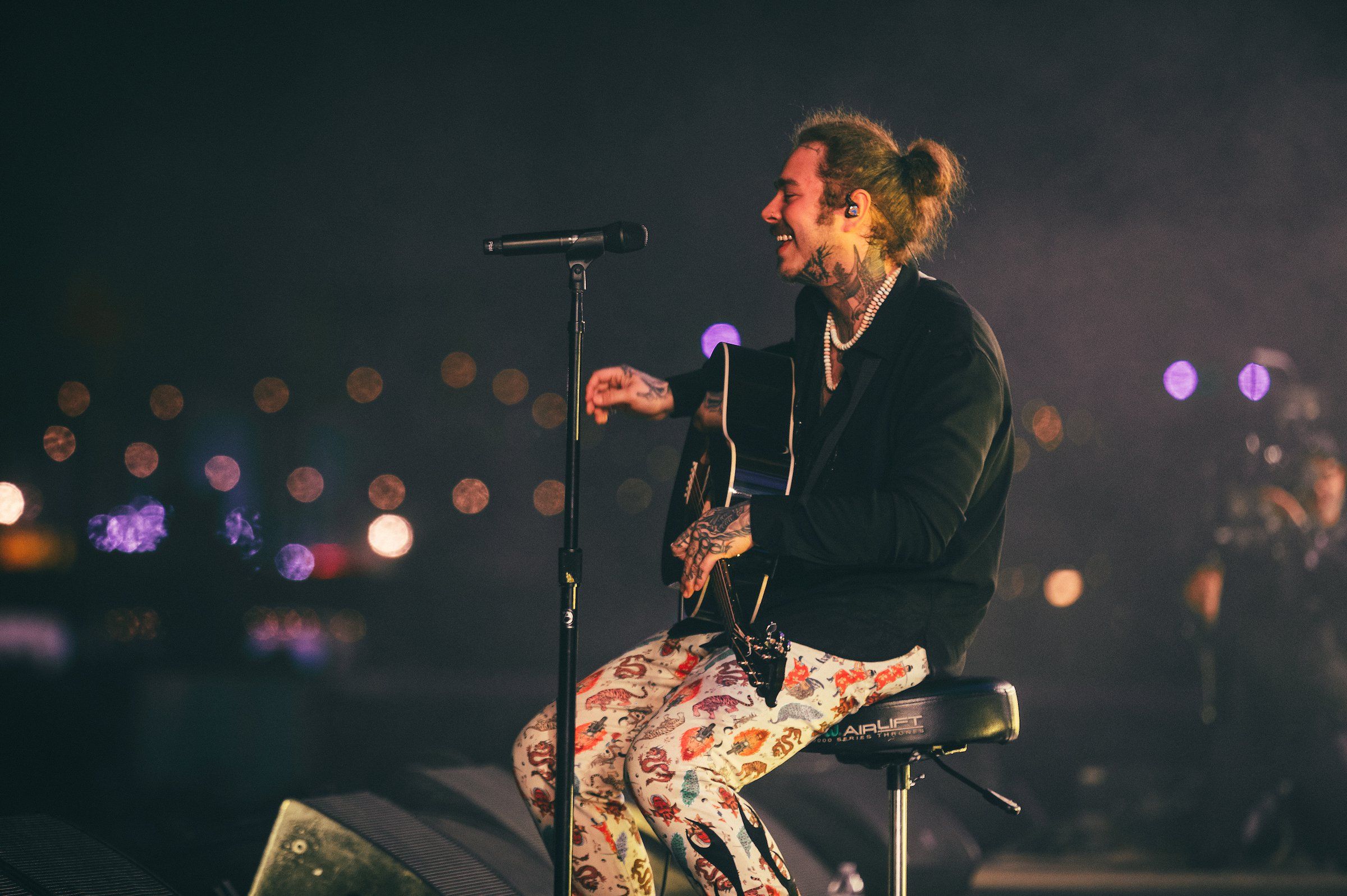Post Malone concerto dal vivo, 2400x1597 2K, PC Desktop
