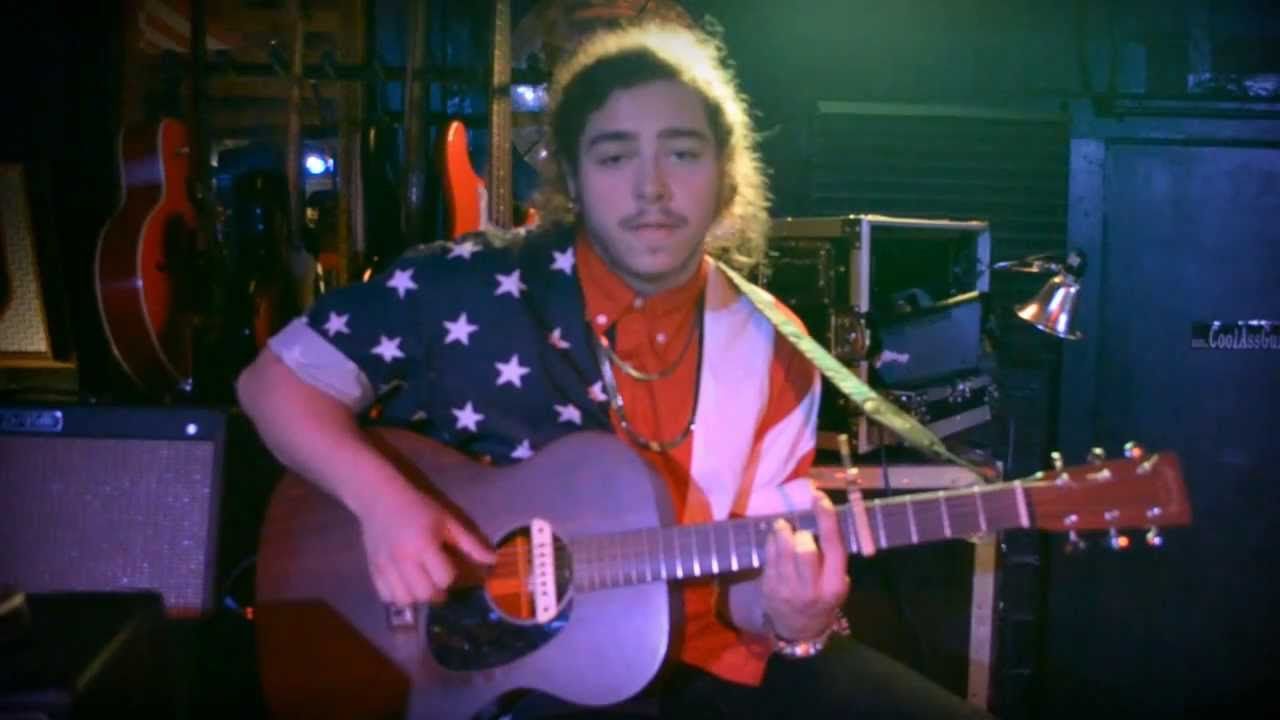 Uomo con chitarra dal vivo, 1280x720 HD, Desktop