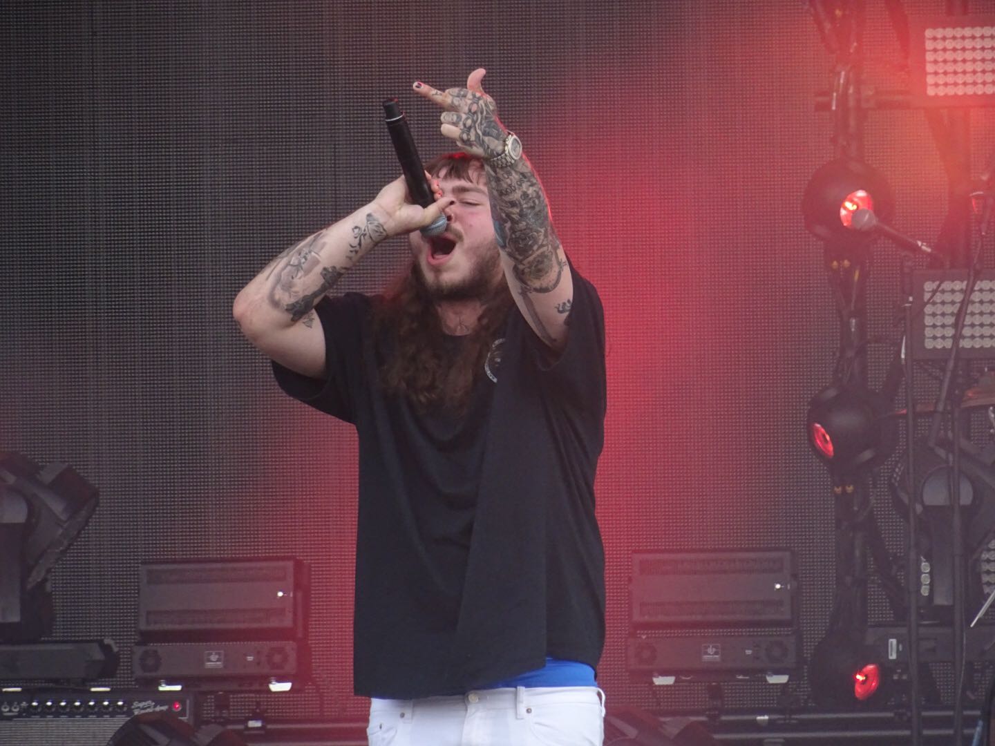 Post Malone concerto dal vivo, 1440x1080 HD, PC Desktop