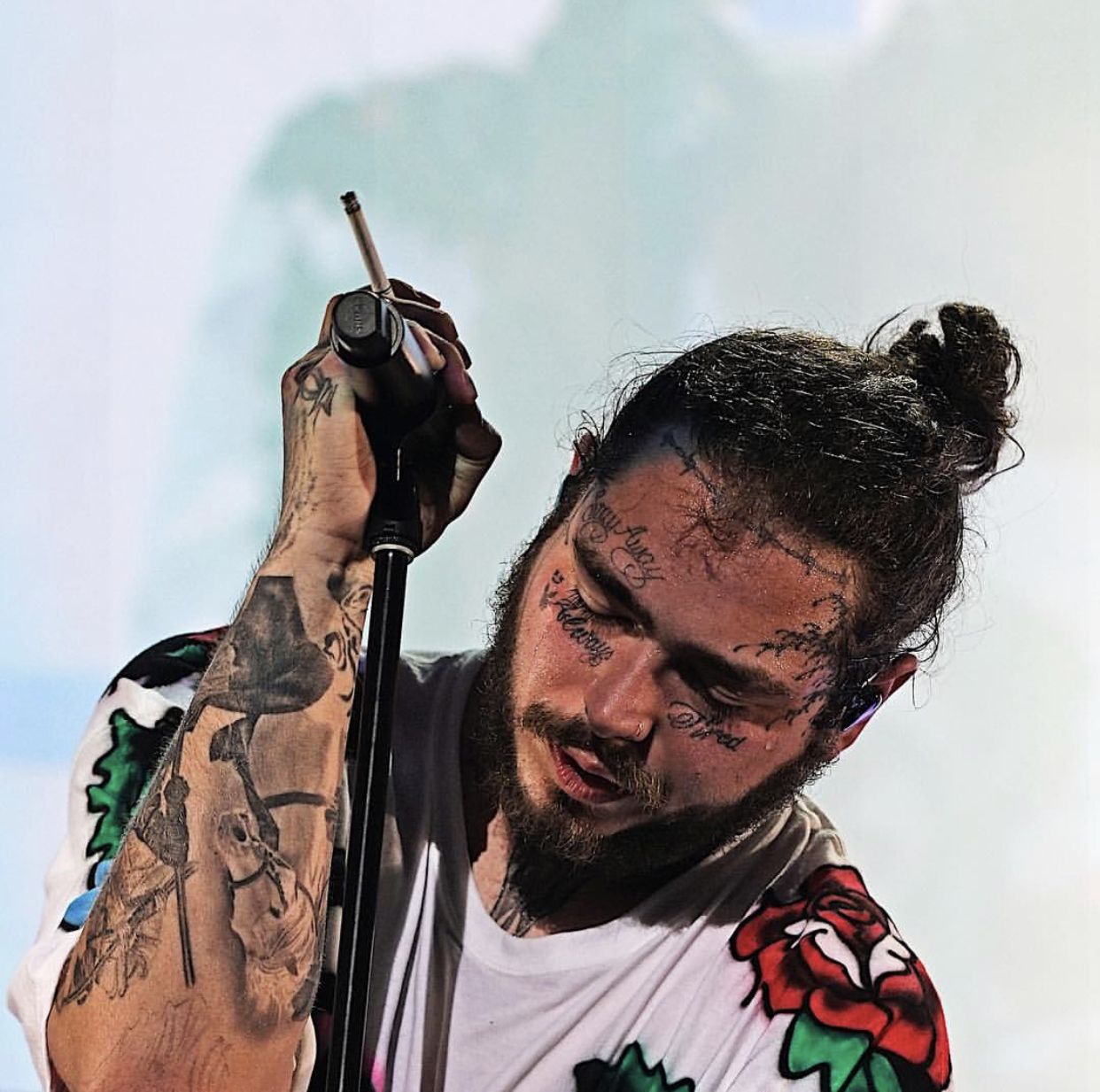 Post Malone concerto dal vivo, 1242x1233 HD, PC