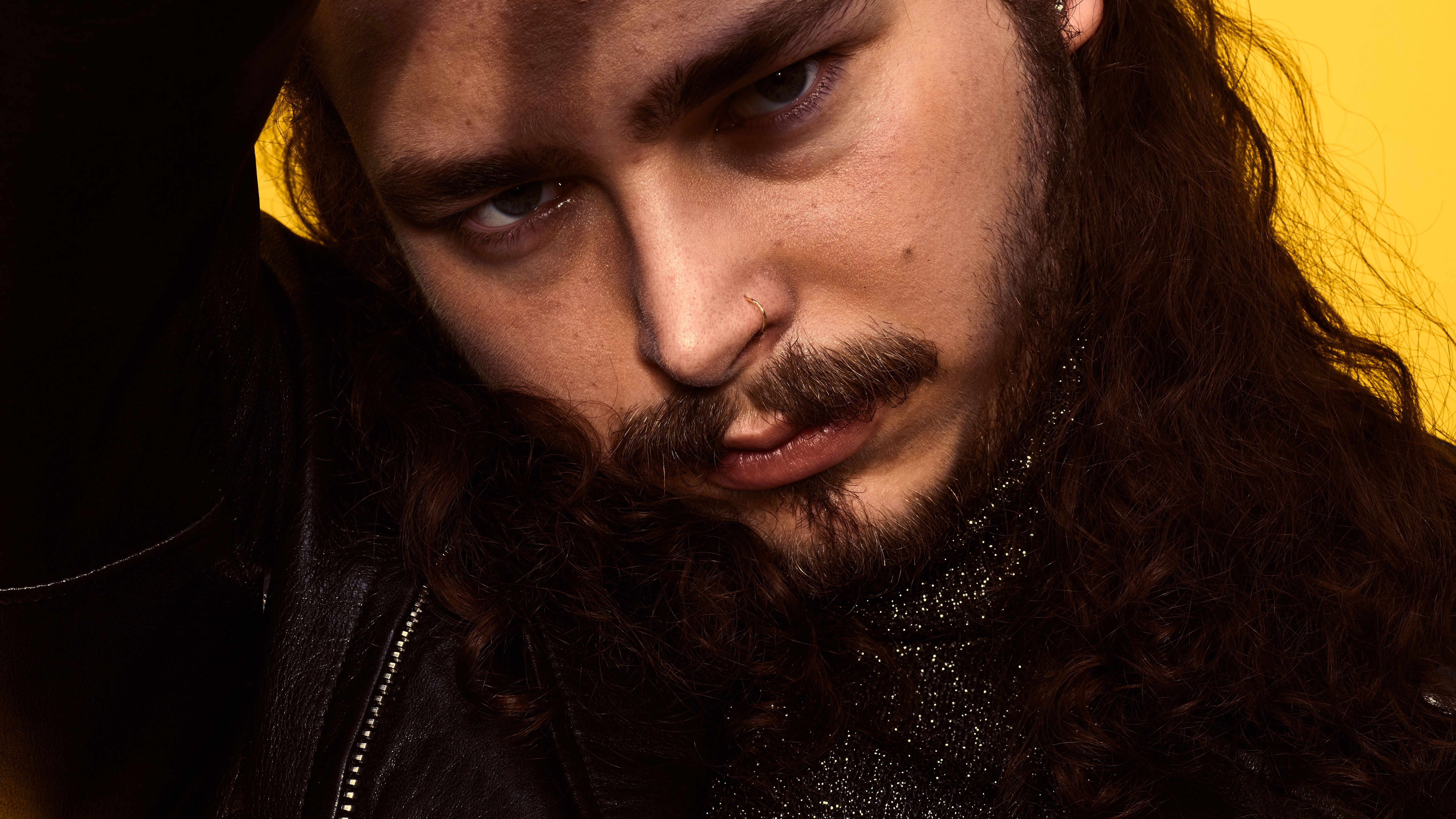 Post Malone bianco e nero, 1920x1080 Full HD, PC Desktop