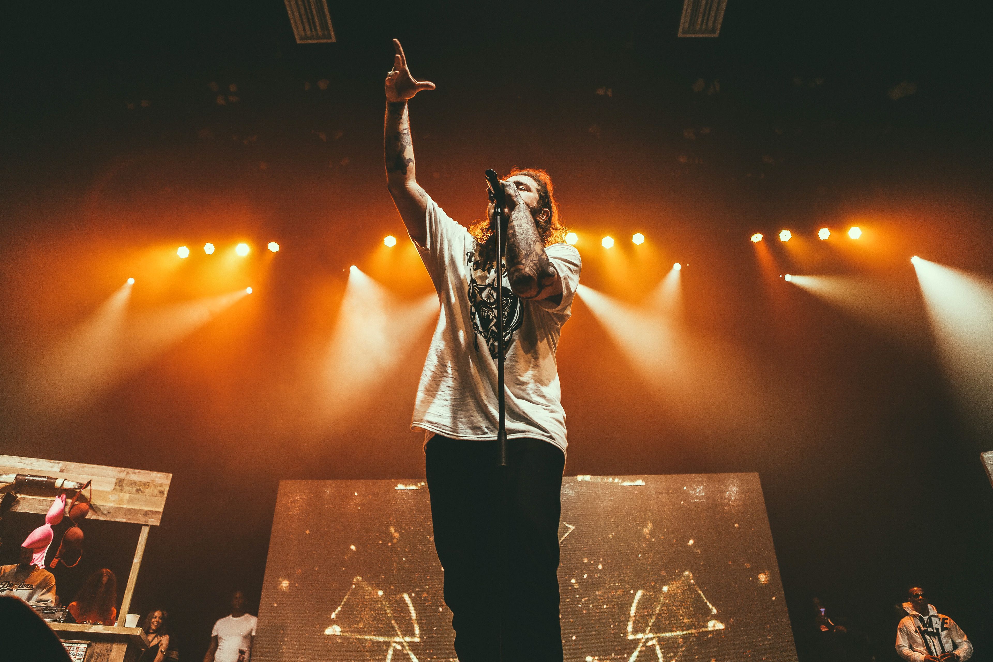 Post Malone concerto dal vivo, 3840x2560 4K Ultra HD, Desktop