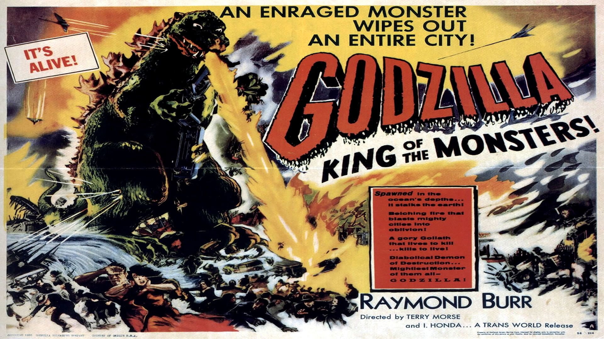 Manifesto Godzilla King of Monsters, mostro gigante, 1920x1080 1080p, PC