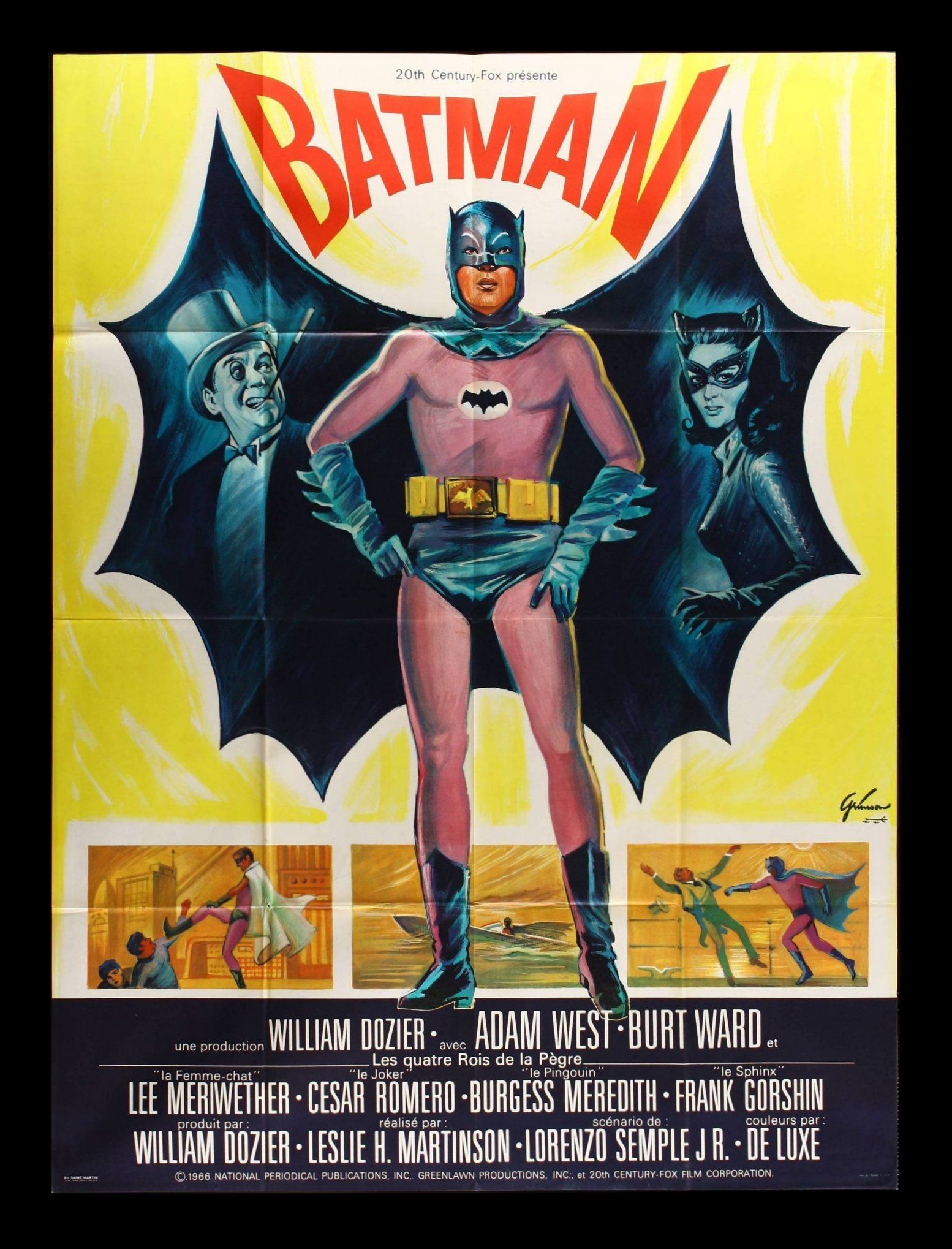Poster classico Batman Adam West, DC Comics, 1554x2038 Verticale, Telefono