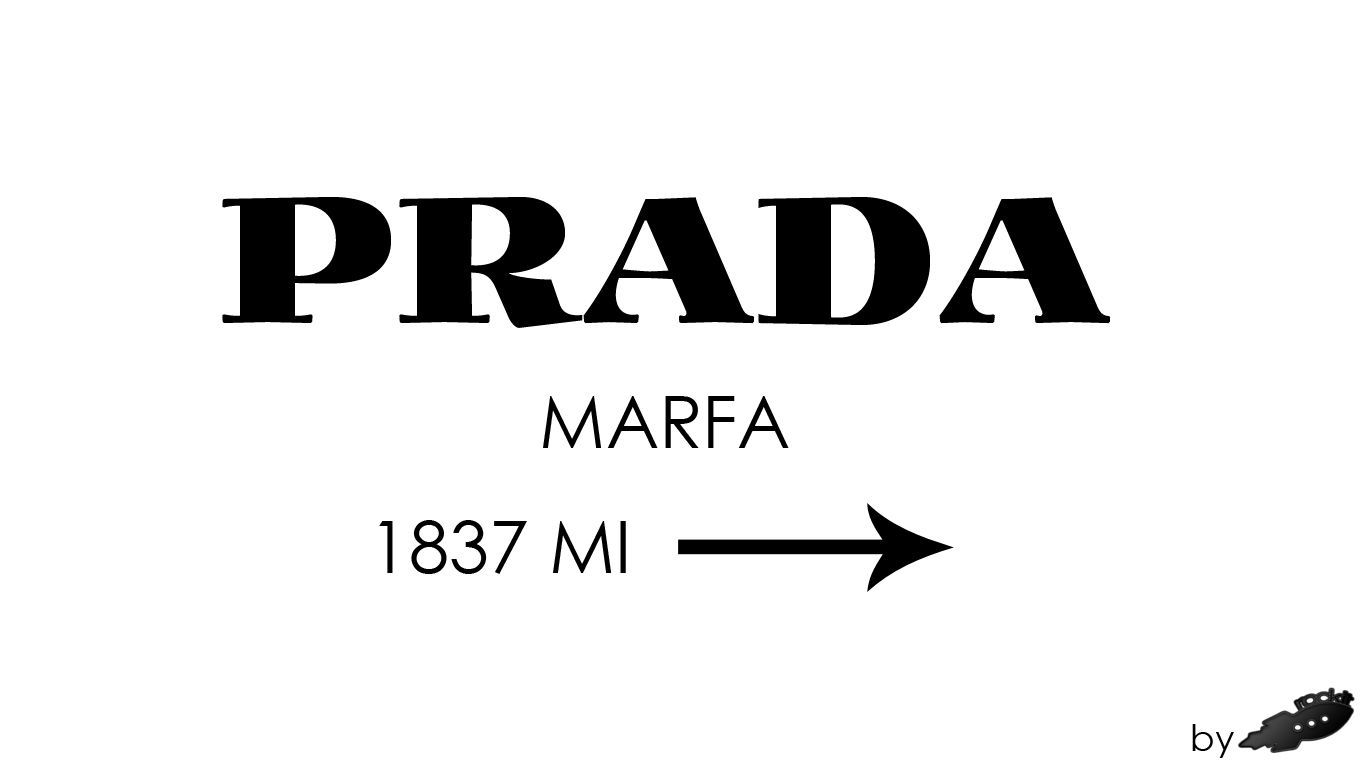 Prada Marfa logo bianco, 1366x768 720p, Laptop