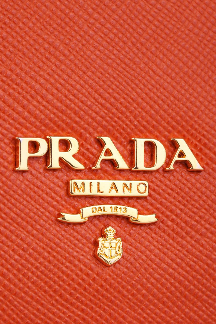 Logo Prada Milano borsa arancione, 920x1380 Full HD Verticale, Smartphone