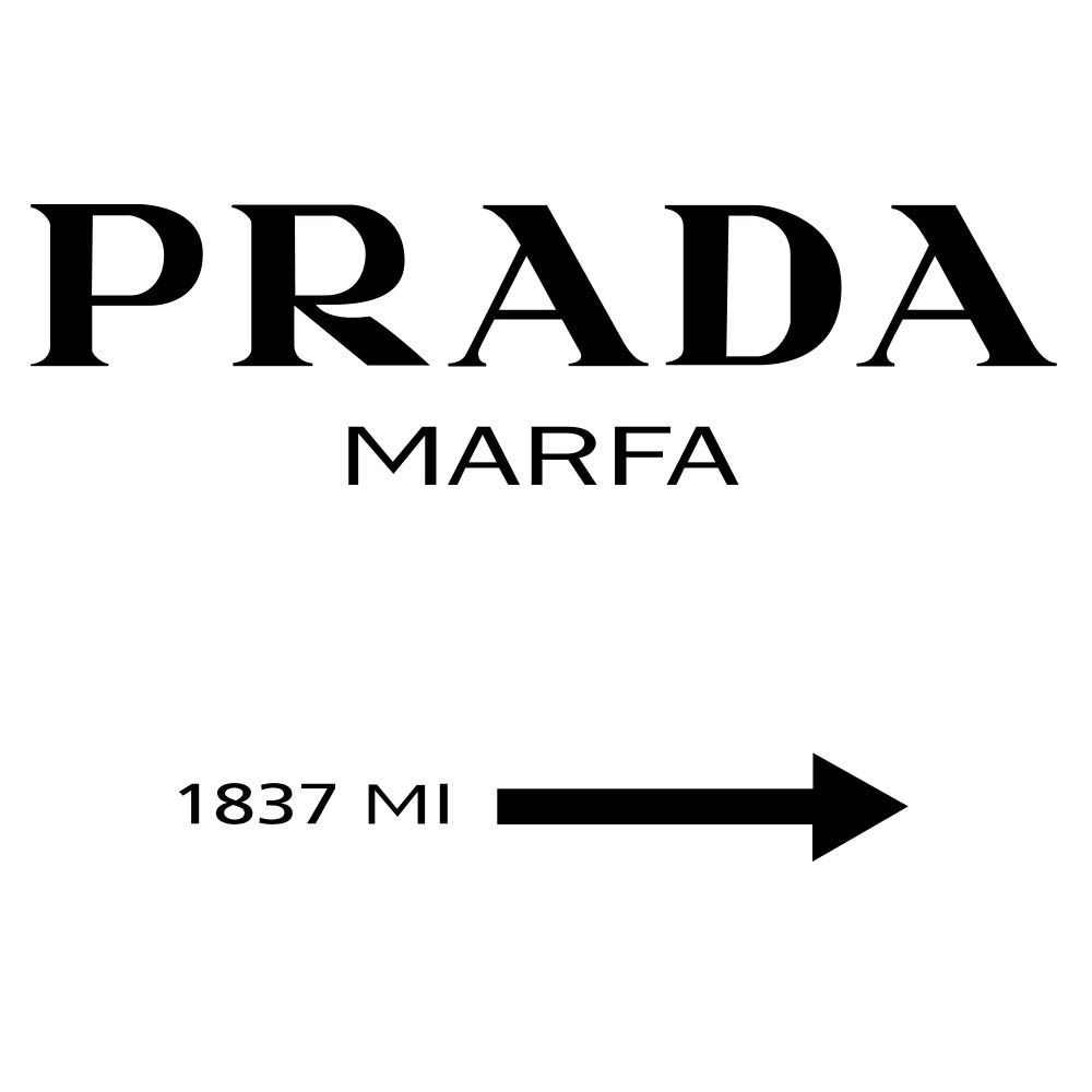 Logo Prada Marfa segnale, 1000x1000 HD, PC Desktop