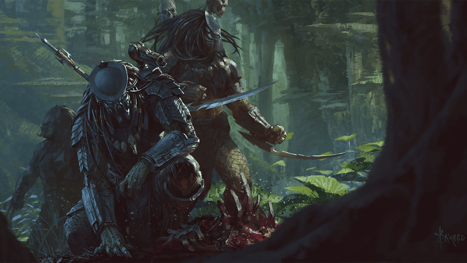 Predator nella giungla, 1920x1080 Full HD 1080p, Desktop