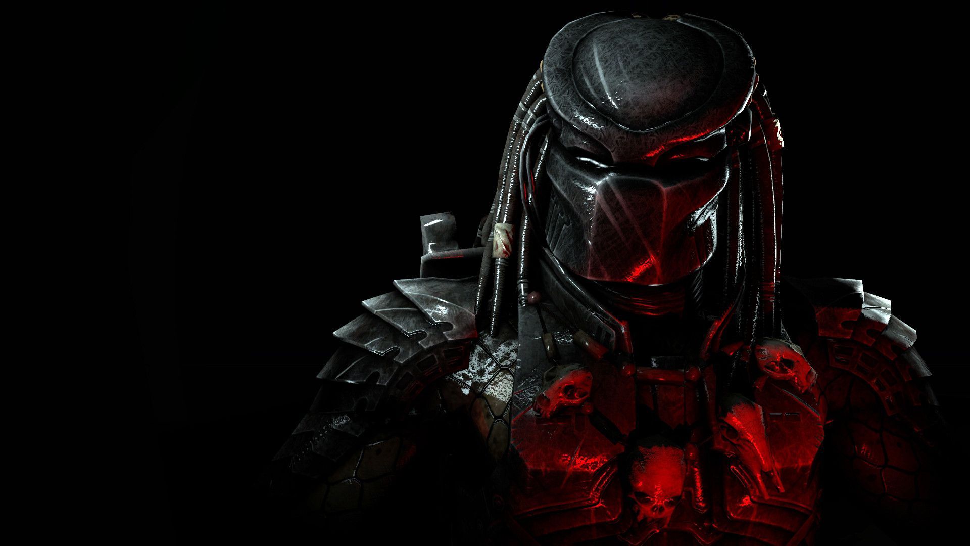 Predator maschera nera rossa, 1920x1080 1080p, Desktop