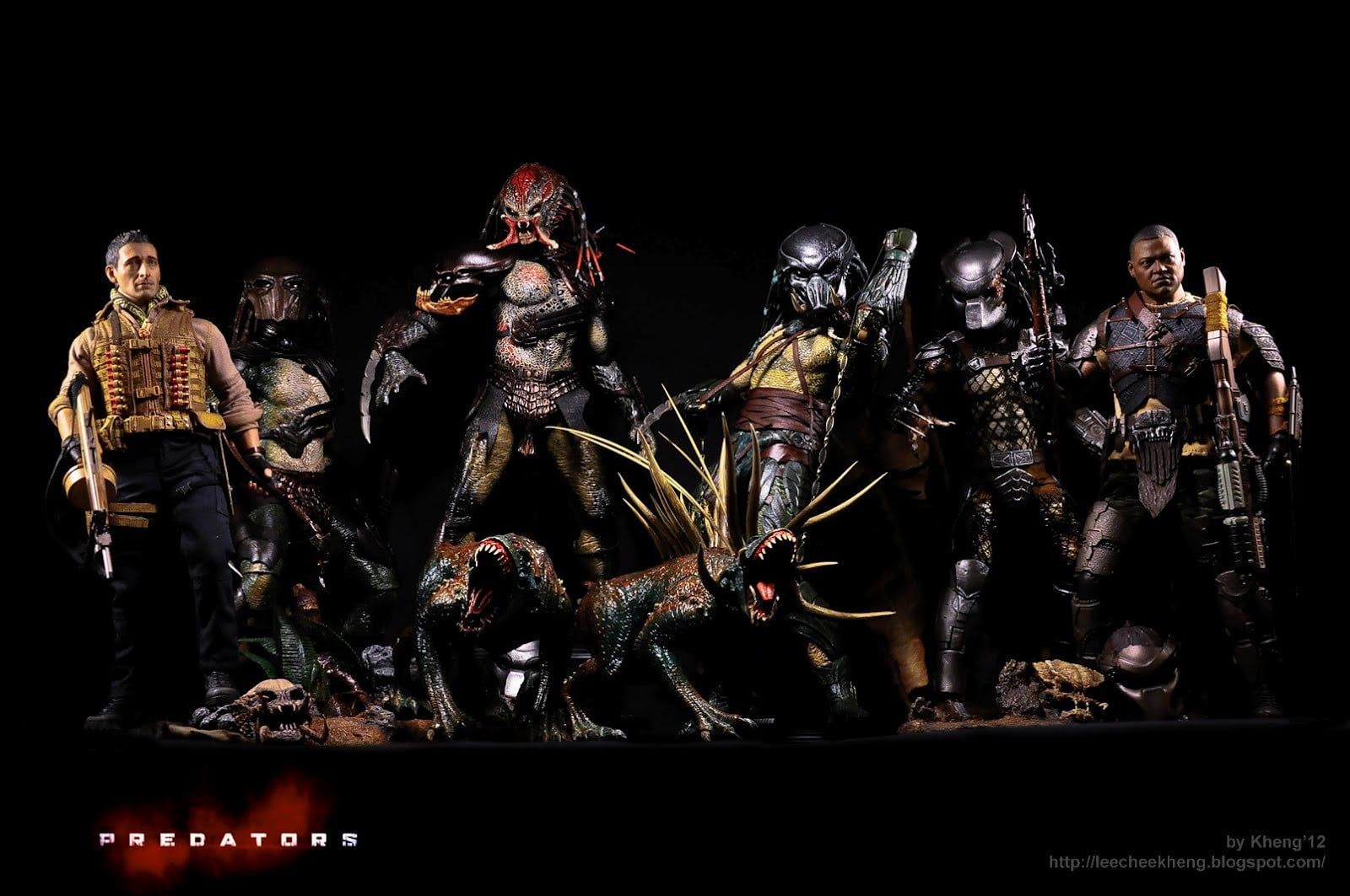 Action figures Predator gruppo, 1600x1063 HD Ready, Laptop