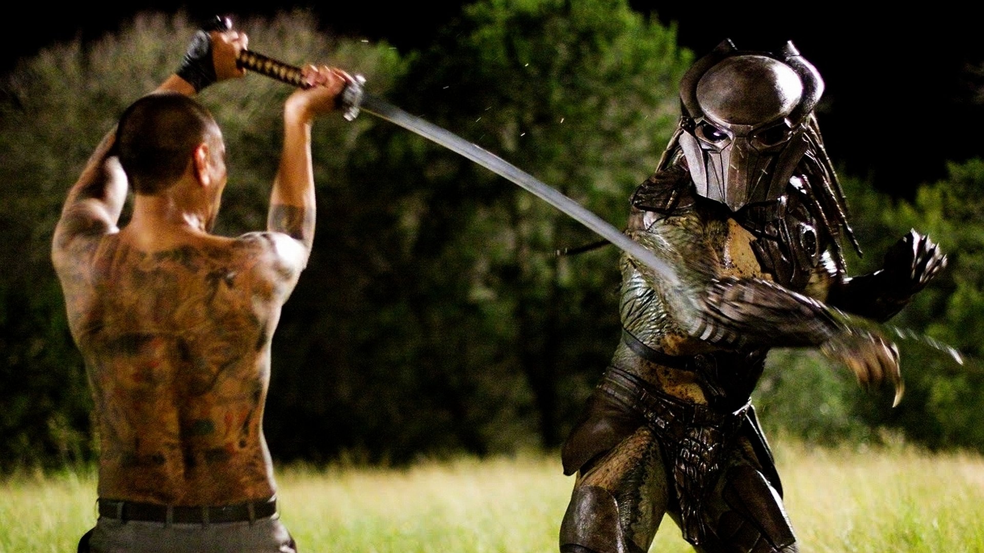 Predator combatte con spada samurai, 1920x1080 1080p, PC