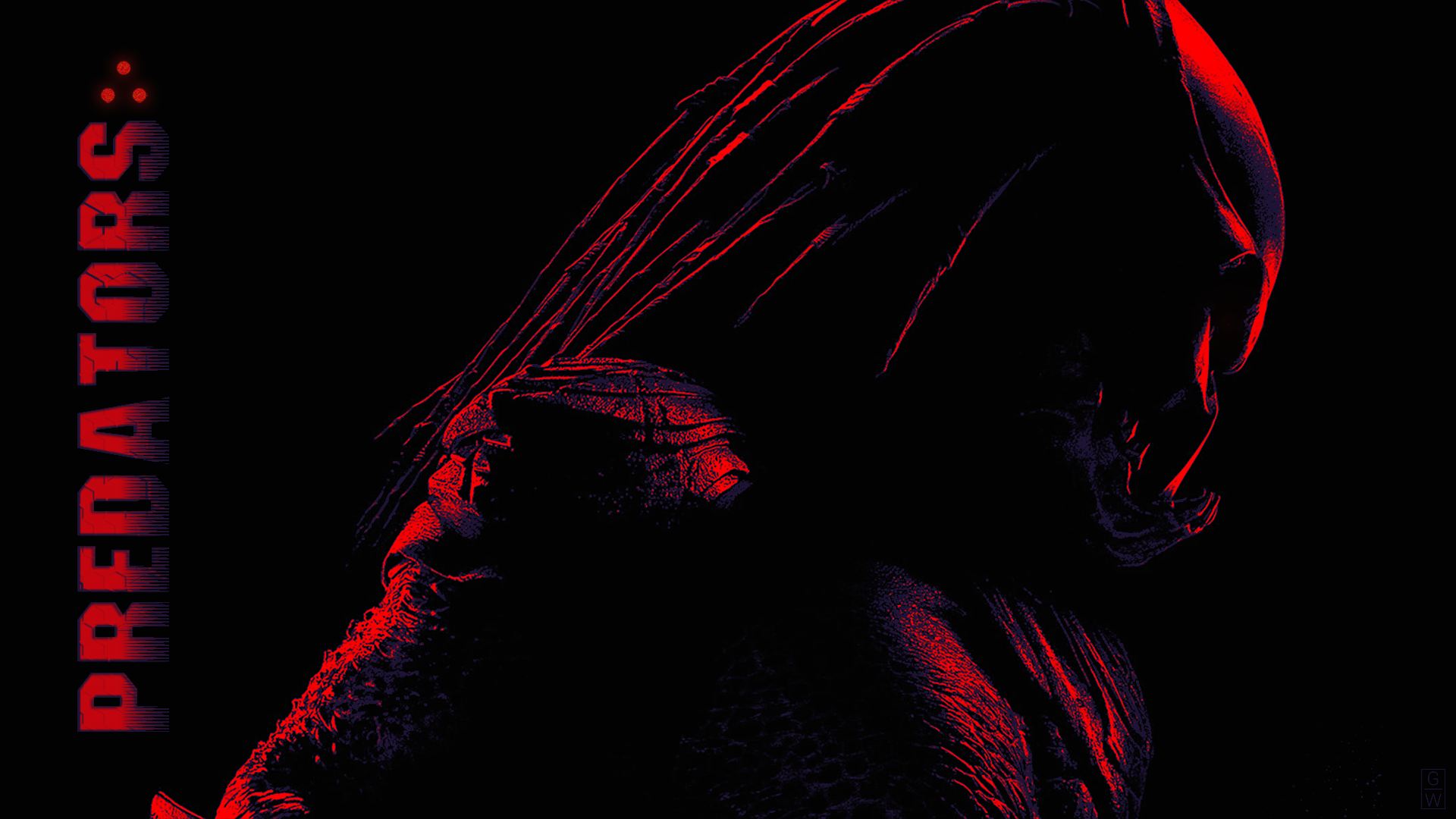 Predator testa rossa scura, 1920x1200 Full HD+, Desktop