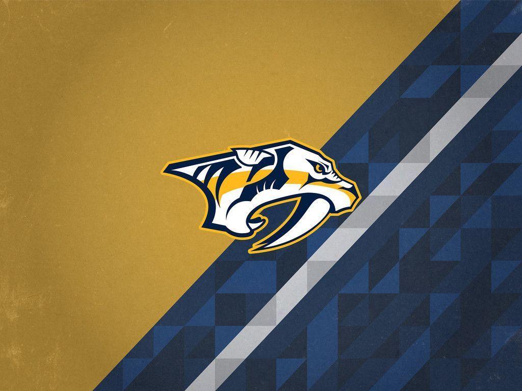 Logo Nashville Predators hockey, NHL, 1024x768 HD, Desktop