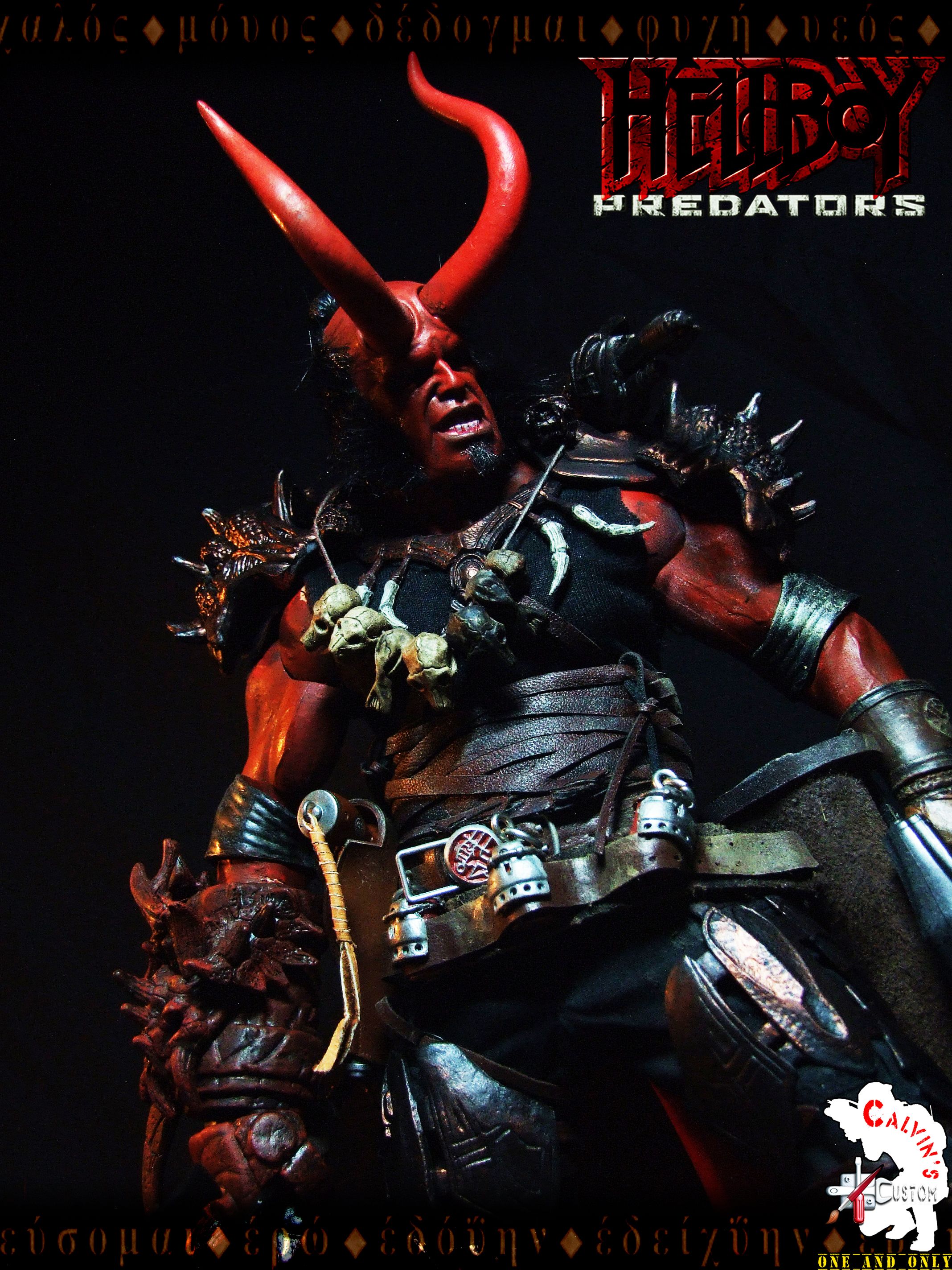 Predator Hellboy action figure, 2136x2848 Verticale, Telefono