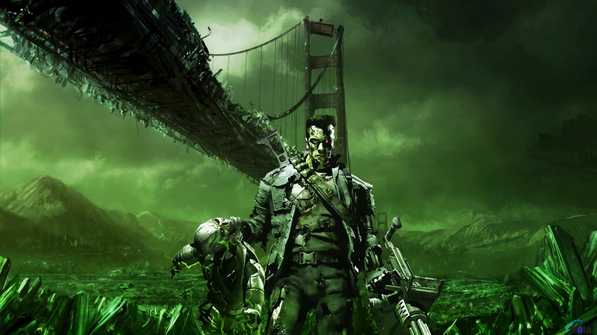 Terminator ponte verde, 1920x1080 Full HD 1080p, Laptop