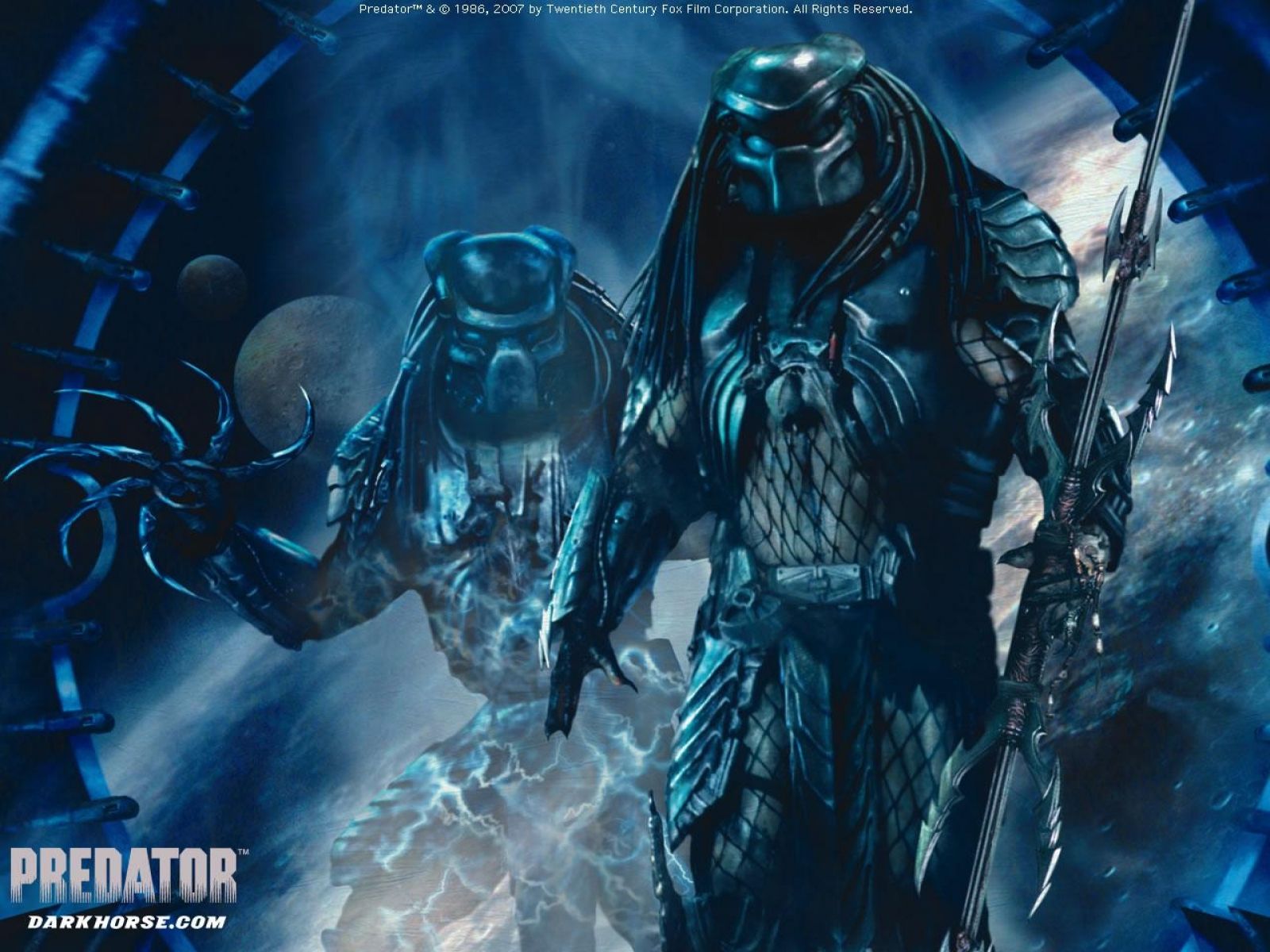 Predator alieno guerriero blu, 1600x1200 900p, MacBook Air
