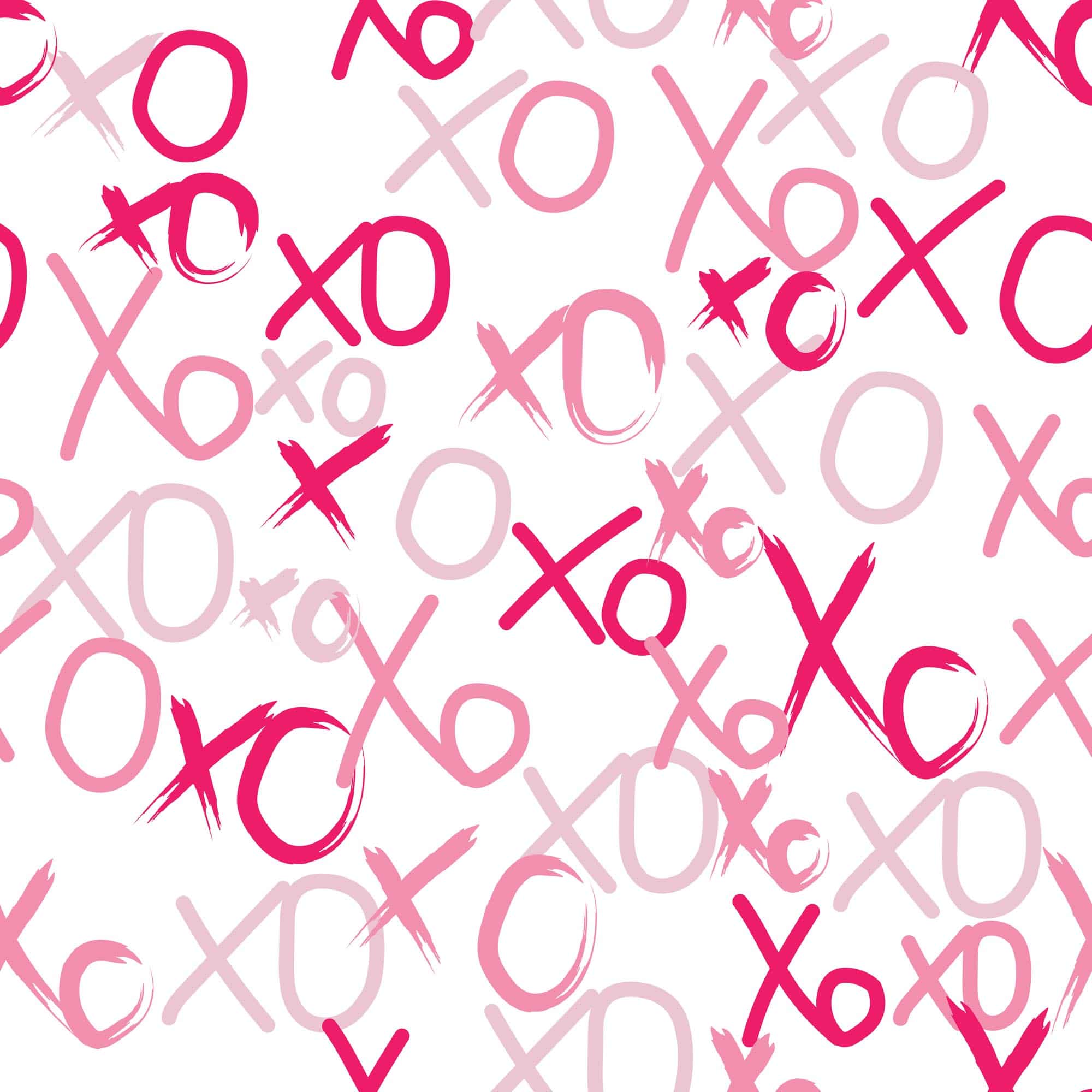 Pattern XO rosa preppy, 2000x2000 Hi-Res, PC Desktop