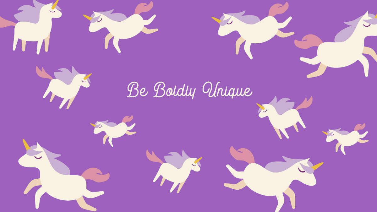 Unicorni pattern viola, 1200x675 HD, Desktop