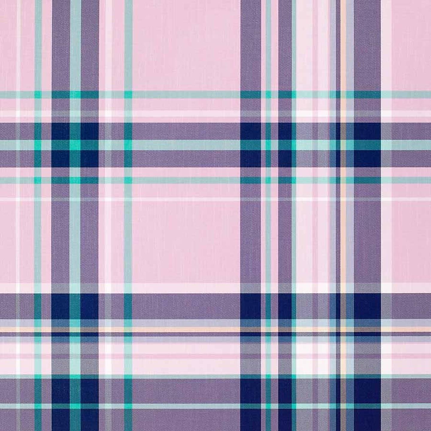 Tartan preppy rosa viola, 1440x1440 HD, Desktop