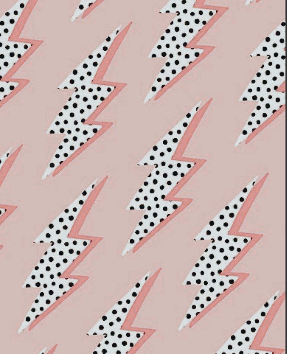 Fulmini pois rosa pastello, 972x1200 Full HD Verticale, Smartphone