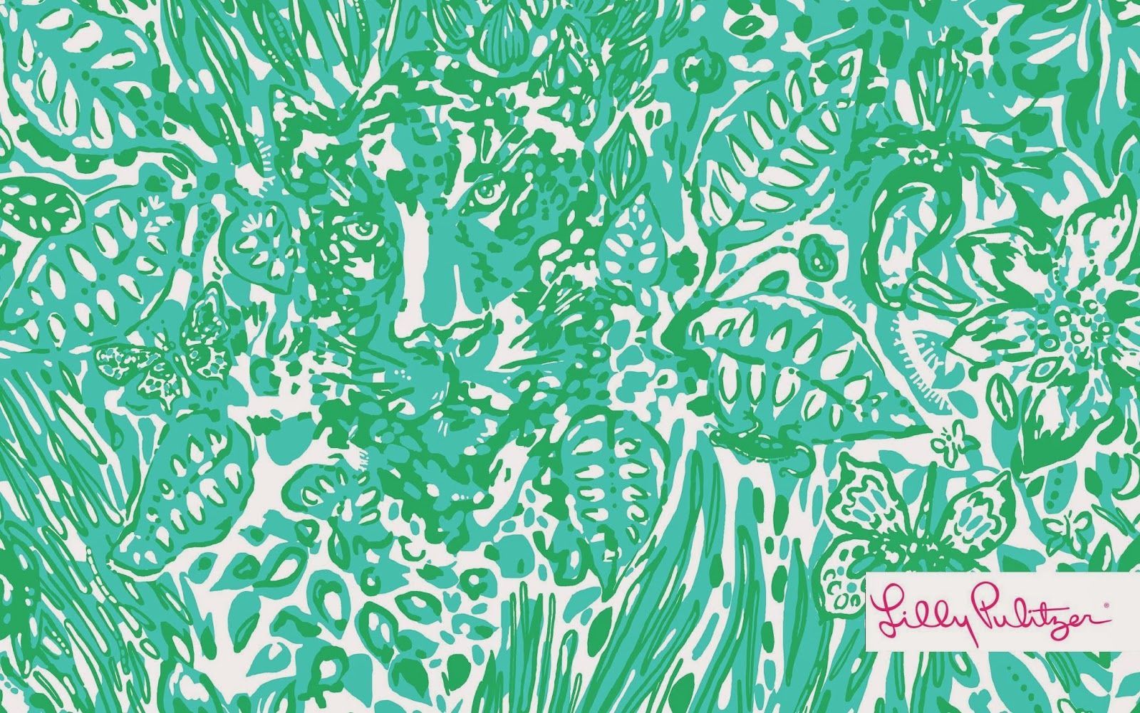Motivo floreale verde Lilly Pulitzer, 1600x1001 HD, Desktop