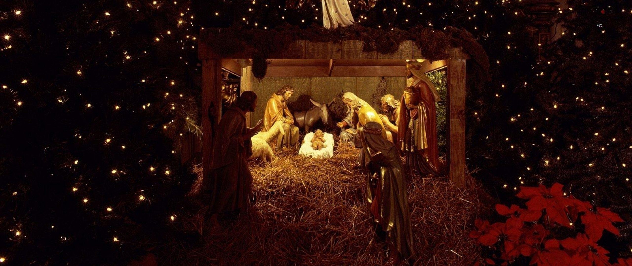 Presepe dipinto con Re Magi, 1920x1440 Full HD+, Laptop