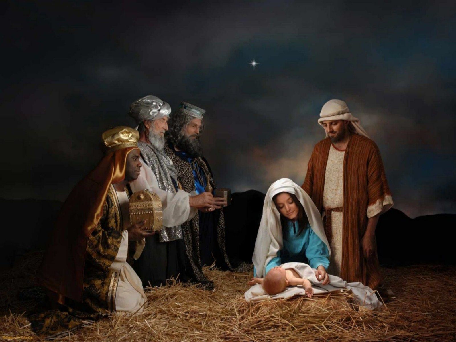 Presepe vivente Natività, 1600x1200 HD, Laptop