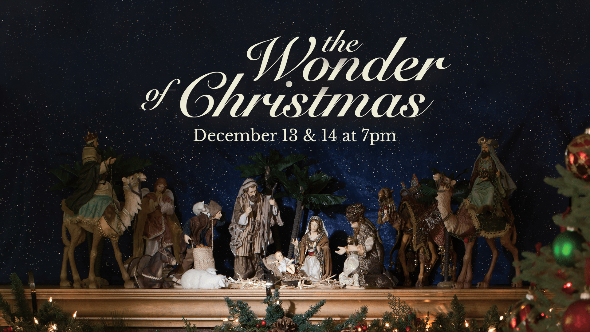 Presepe natalizio con cammelli, 1920x1080 Full HD, PC