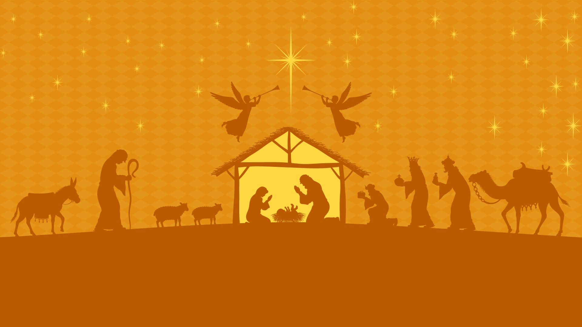 con Silhouette del Presepe, 3831x2554 WQXGA, Desktop