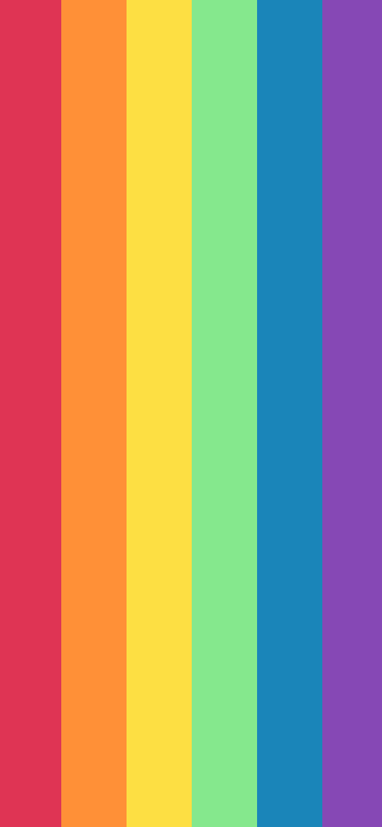 Strisce arcobaleno verticali colorate, 1242x2688 Verticale, Mobile