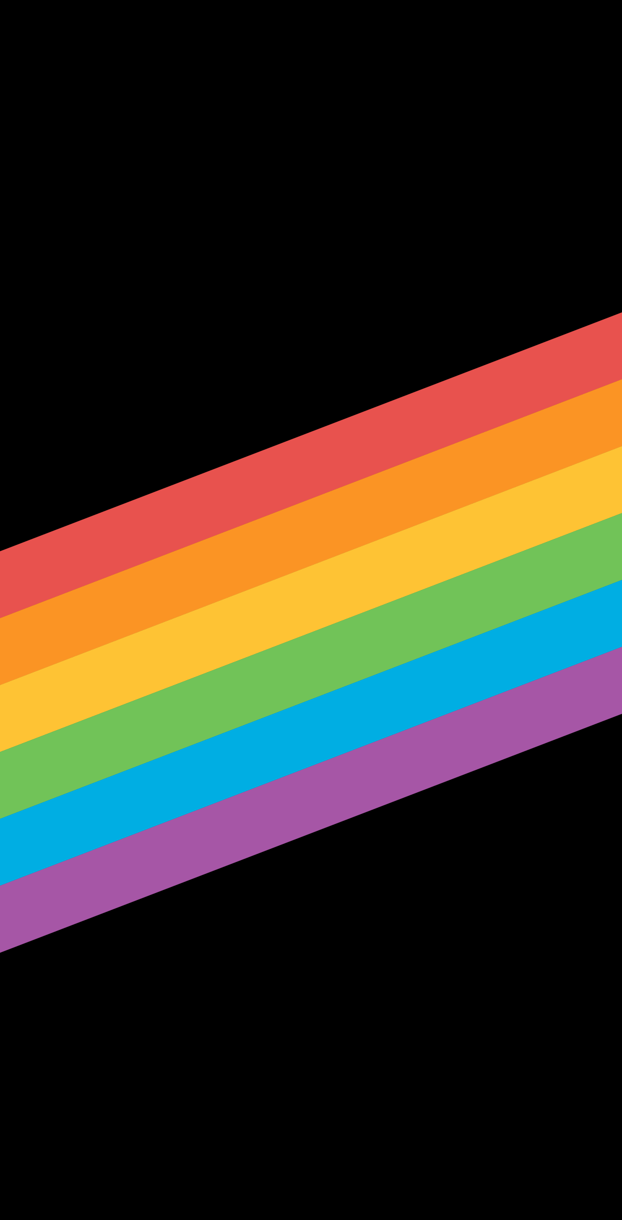 Strisce arcobaleno diagonali, 1243x2436 Full HD Verticale, iPhone
