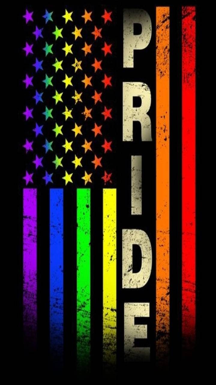 Bandiera Pride stile americano, 720x1280 Full HD Verticale, Smartphone