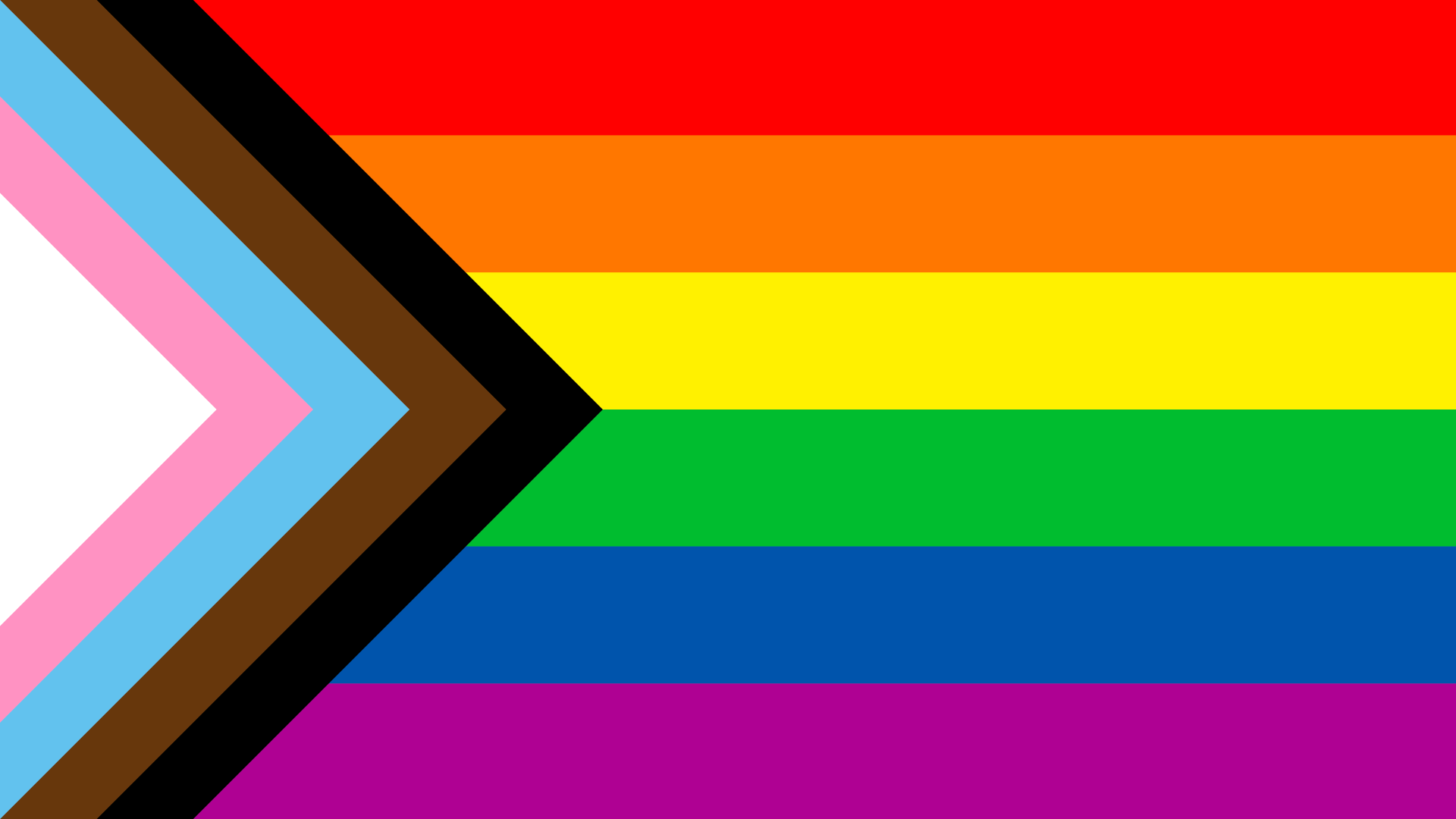 Bandiera Pride Progress arcobaleno, 1920x1080 1080p, Desktop