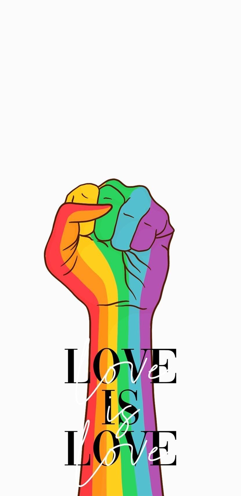 Bandiera arcobaleno strisce verticali, 1080x1920 Full HD Verticale, iPhone