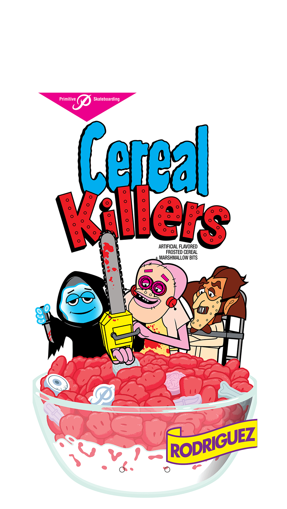 Cereal Killers Primitive Skateboarding, 960x1704 Verticale, OnePlus