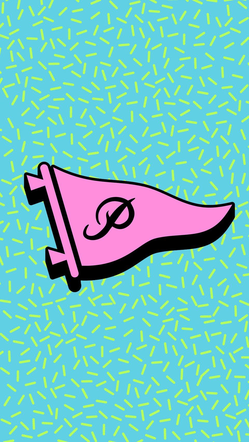 Bandierina rosa logo Primitive, 960x1704 Verticale, POCO
