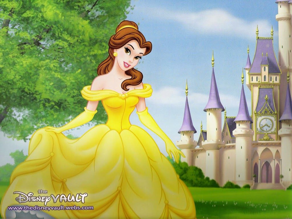 Belle principessa Disney abito giallo, 1024x768 HD, iMac