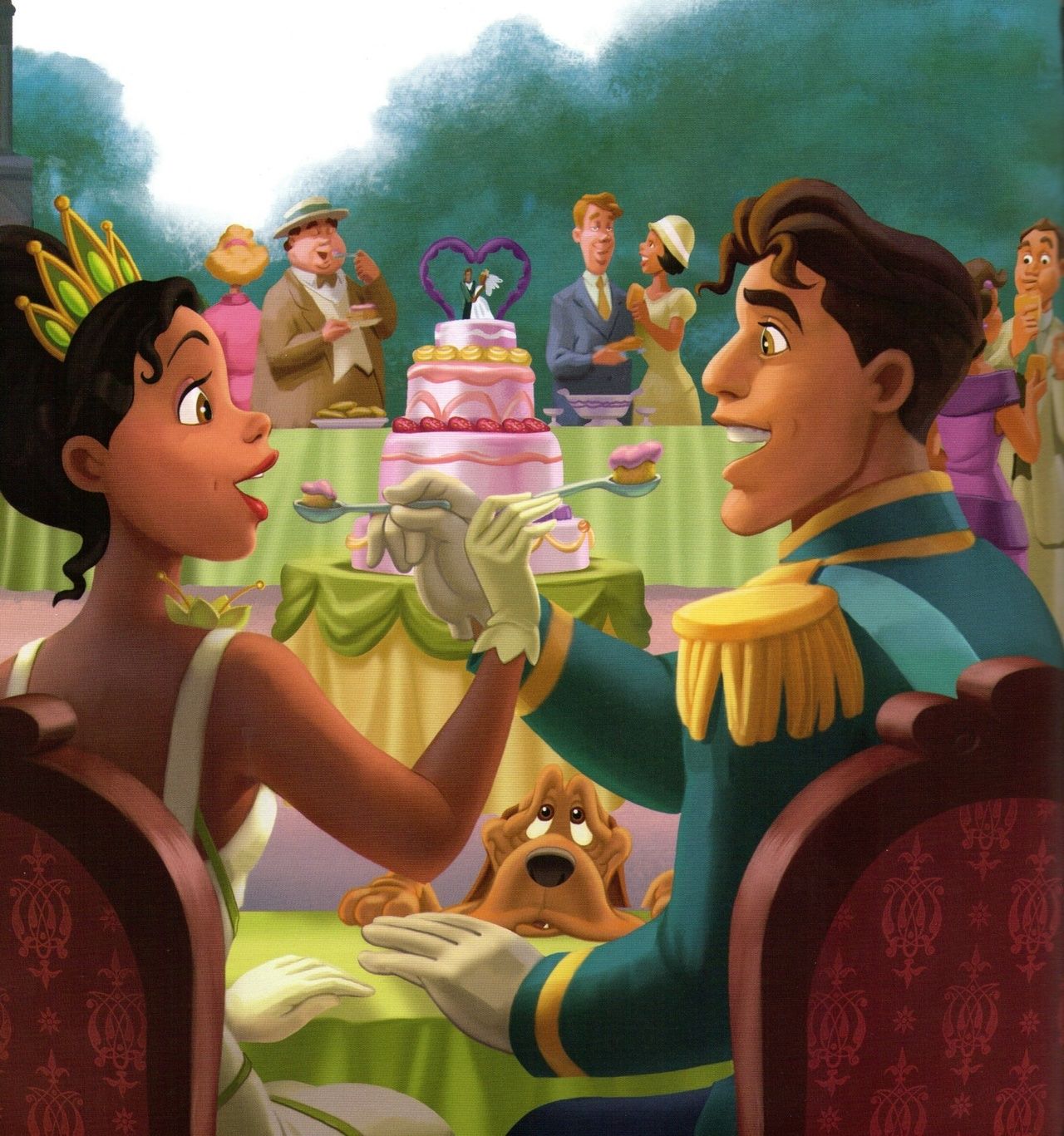 Principessa Tiana con ranocchio, 1152x1152 HD, PC