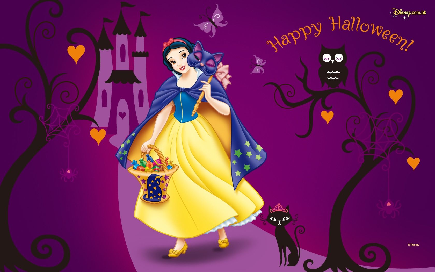 Biancaneve Halloween Disney, classici d'animazione, 1680x1050 HD Ready, Desktop