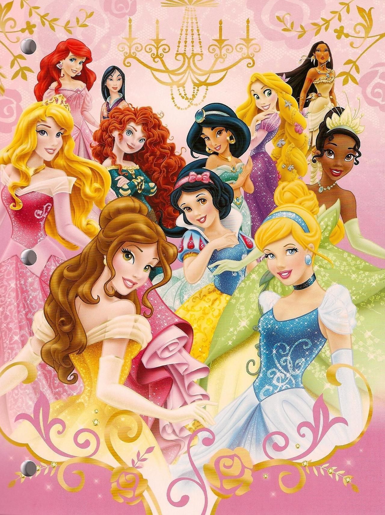 Principesse Disney gruppo illustrazione, 1280x1713 Verticale, Xiaomi